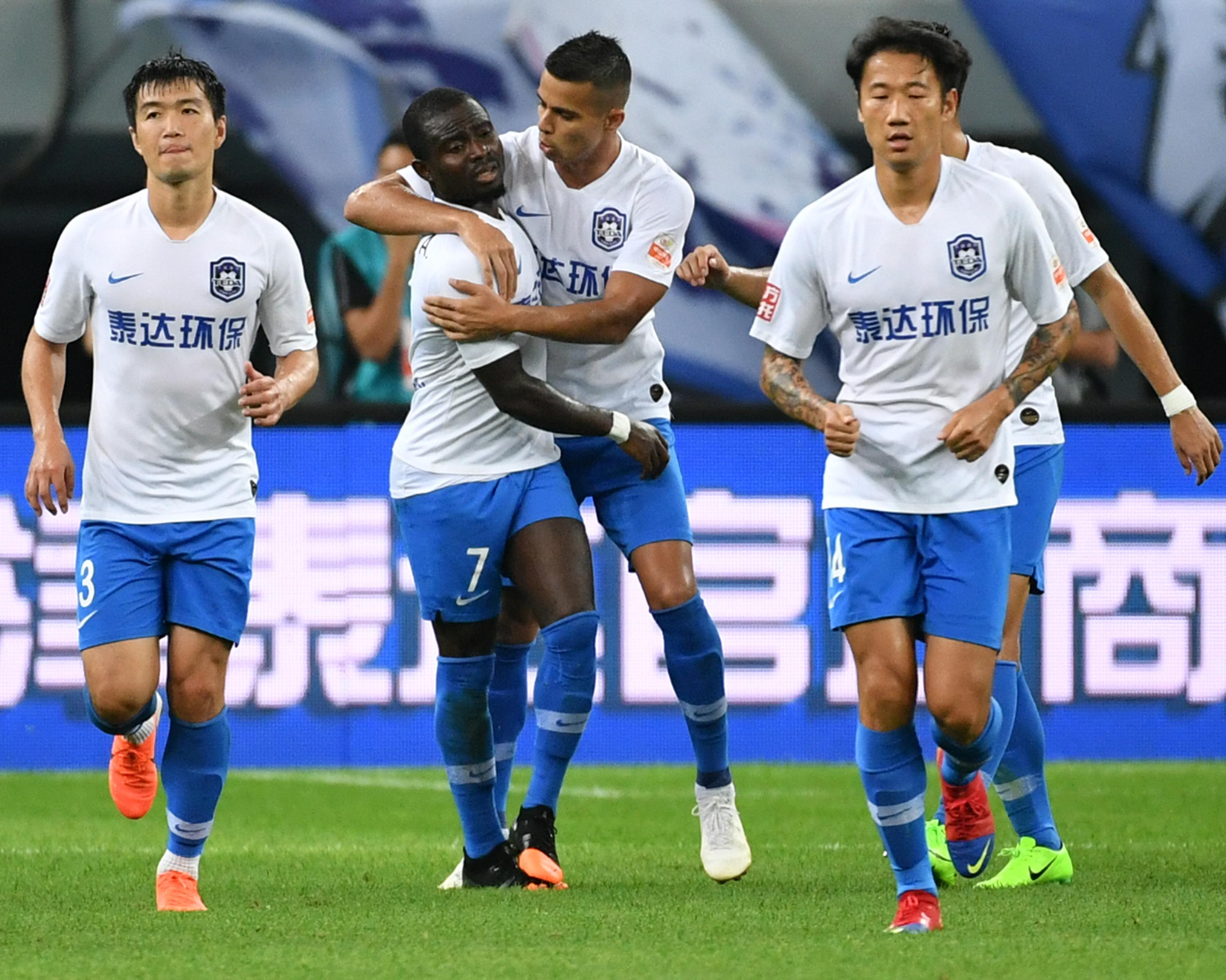 齐鲁精彩进球连连，山东鲁能主场战胜天津泰达的简单介绍